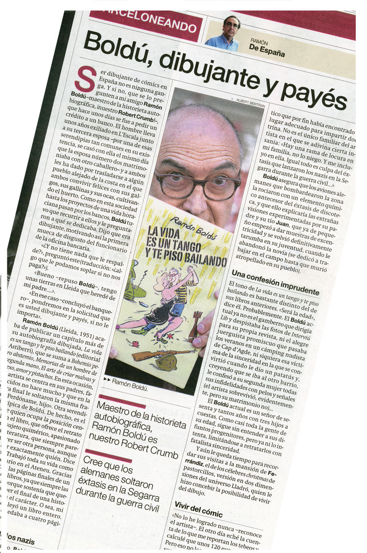 Boldú, dibujante y payés - El Periódico